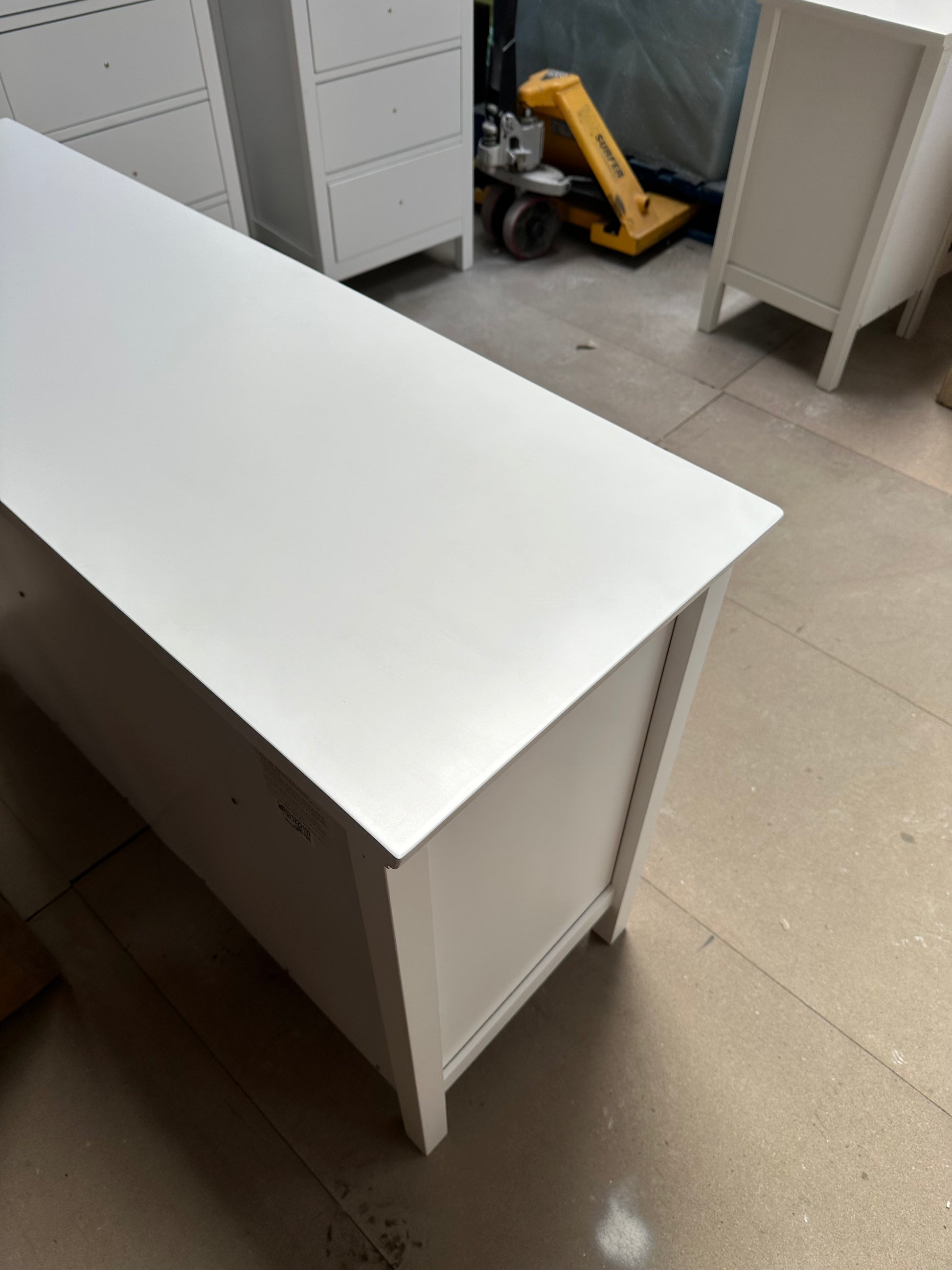 John Lewis Chest of Drawer White Wilton 7 Drawer