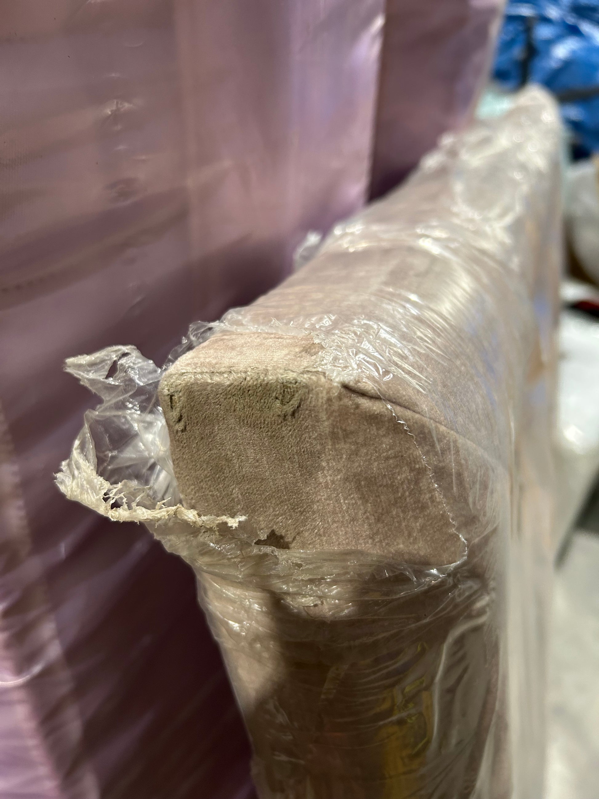 TEMPUR® Southwold Full Depth Upholstered Headboard, Double, Stone