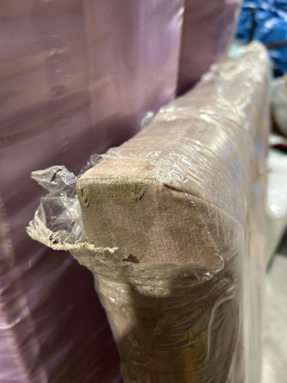 TEMPUR® Southwold Full Depth Upholstered Headboard, Double, Stone