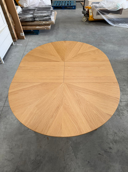 John Lewis Dining Table Round 4-6 Seater Notch