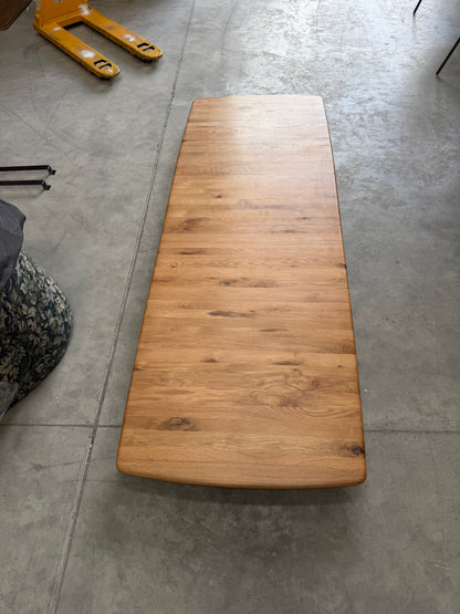 John Lewis X-Ray 6-8 Seater Extending Kitchen Dining Table Oak