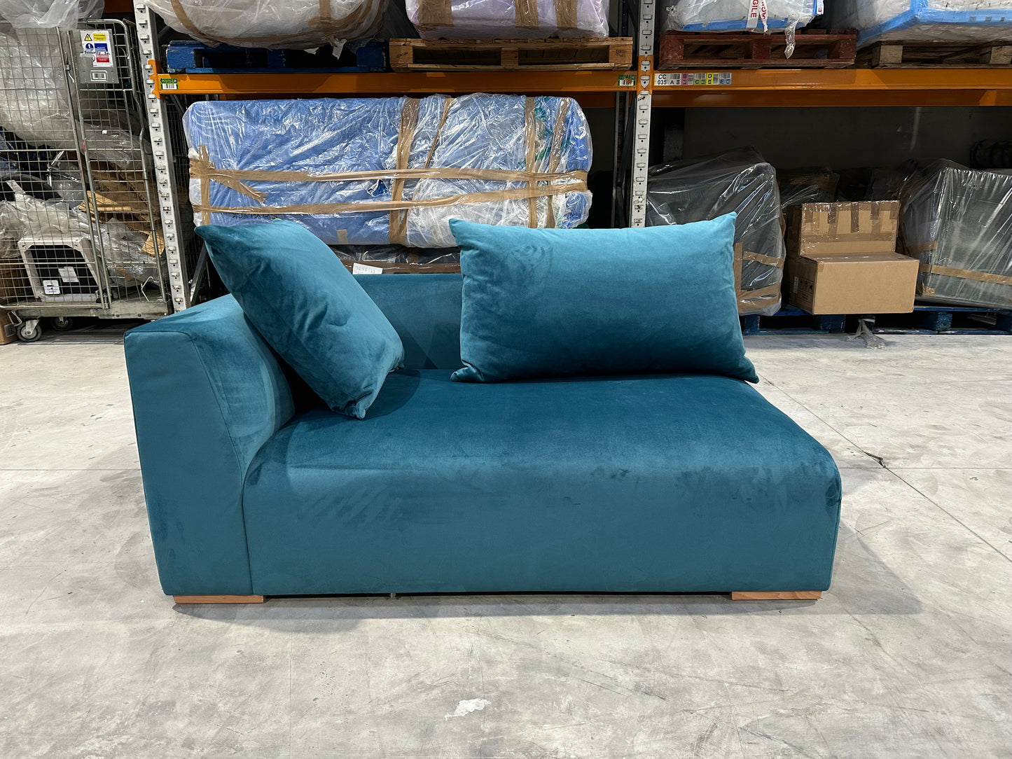 John Lewis Tokyo LHF Grand Modular Arm Unit In Teal