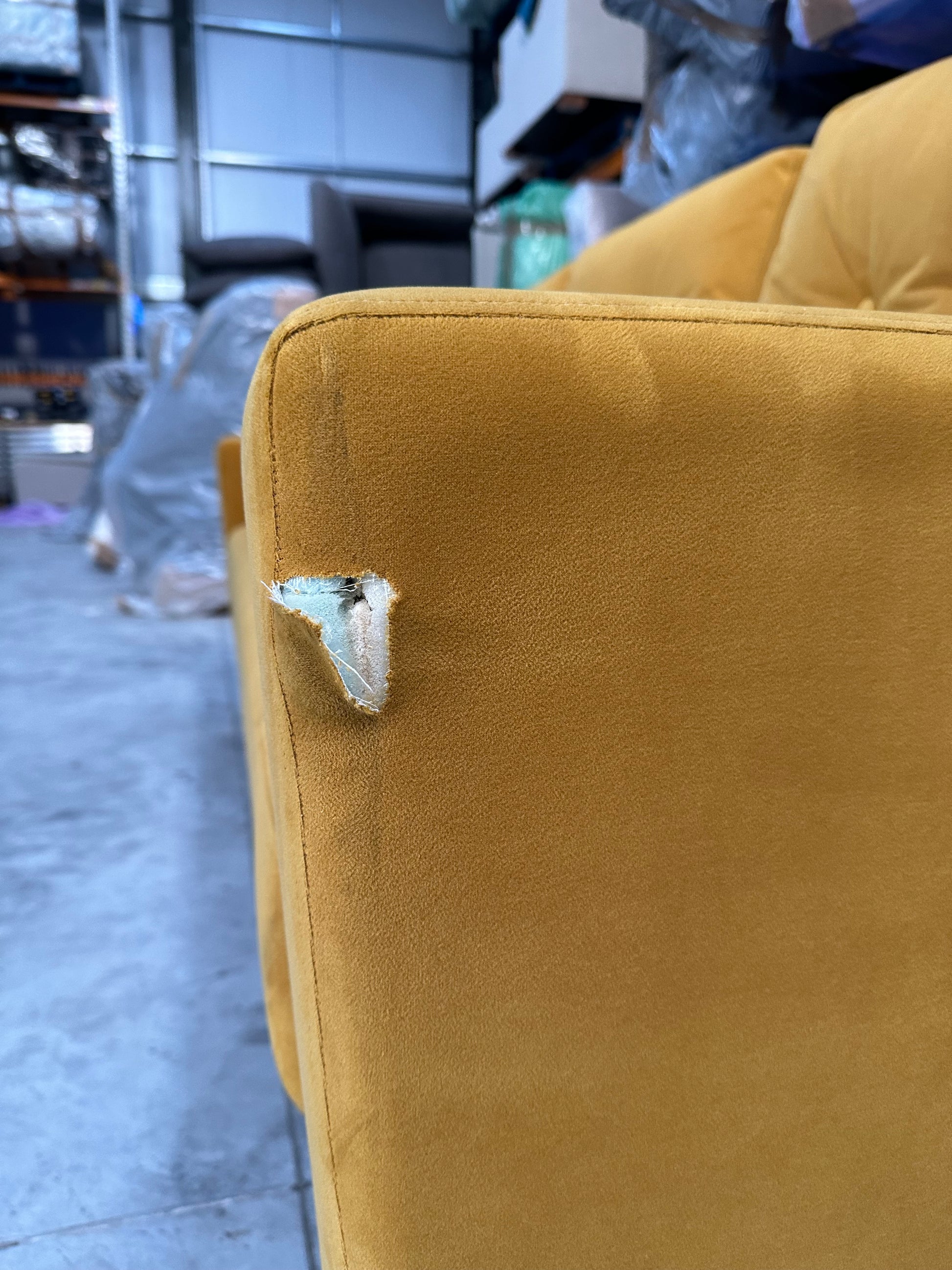 G Plan Vintage The Fifty Four Large 3 Seater Sofa Bed, Plush Turmeric