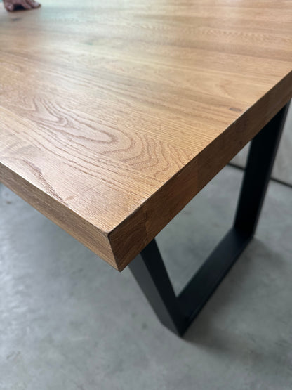 John Lewis Calia 6-10 Seater Extending Dining Table, Sold Oak