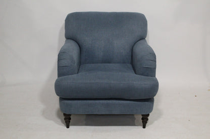 John Lewis Otley Armchair Linen Loch Blue