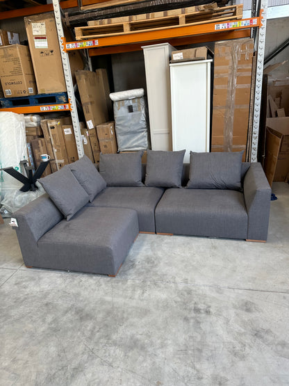 John Lewis Tokyo Medium LHF Corner Group SOFT WEAVE STEEL