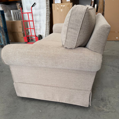 John Lewis Padstow II Medium 2 Seater Sofa Chunky Chenille Natural