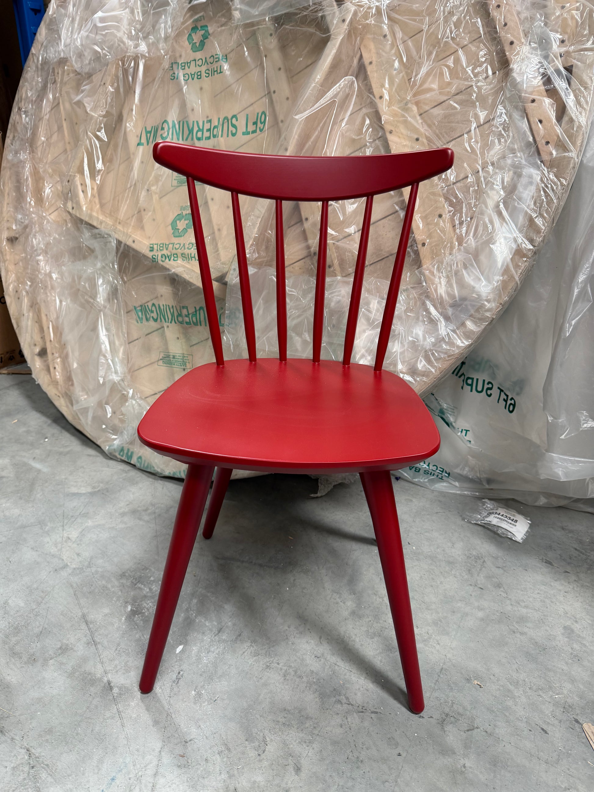 John Lewis Spindle Dining Chair Single Rosehip
