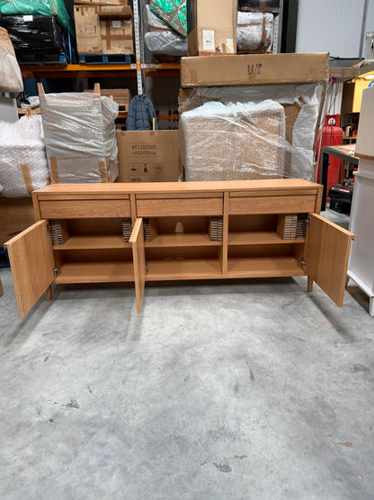 John Lewis Anders 3 Door, 3 Drawer Sideboard, Natural