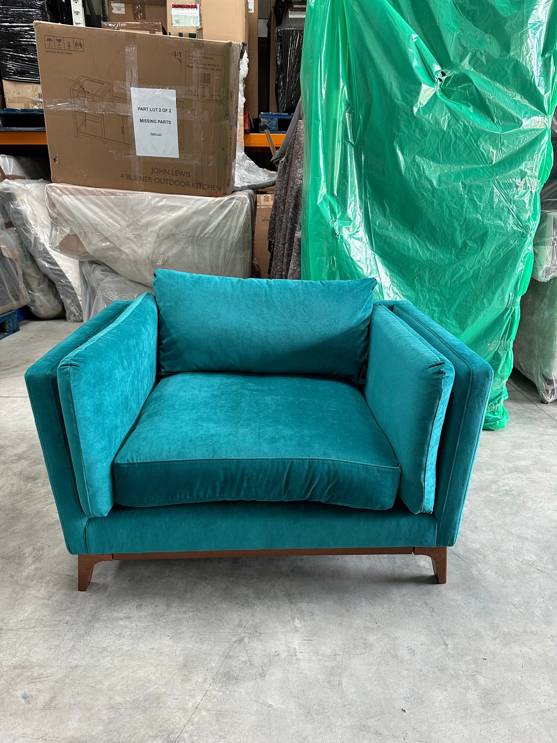 John Lewis Trim Snuggler Aqua Clean Teal