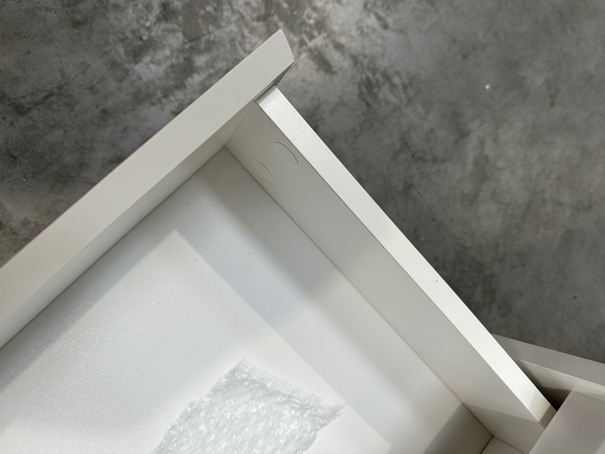 3 drw dresser white