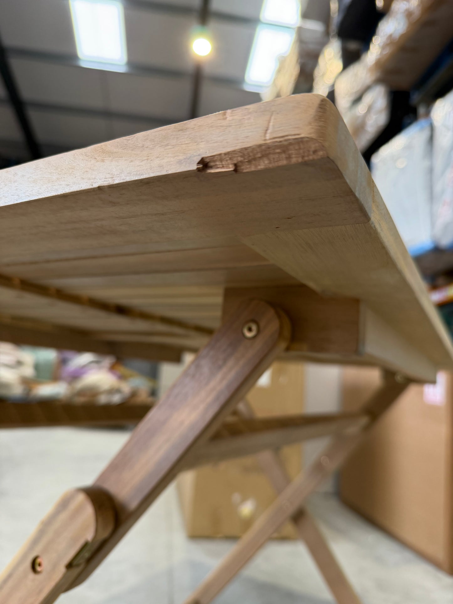 John Lewis ANYDAY Acacia Wood Folda Dan list