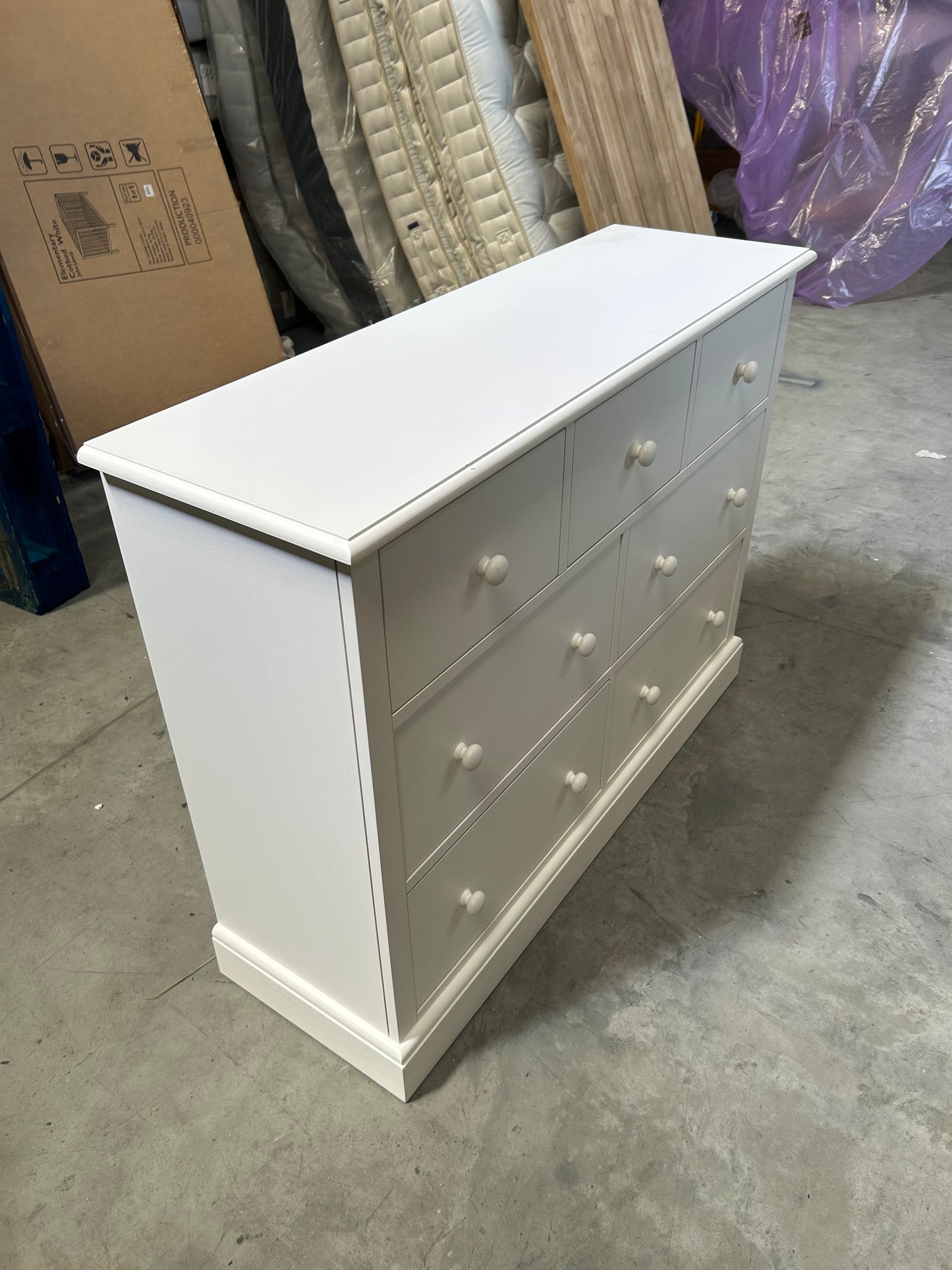 Laura Ashley Ashwell 7 Drawer Chest, White