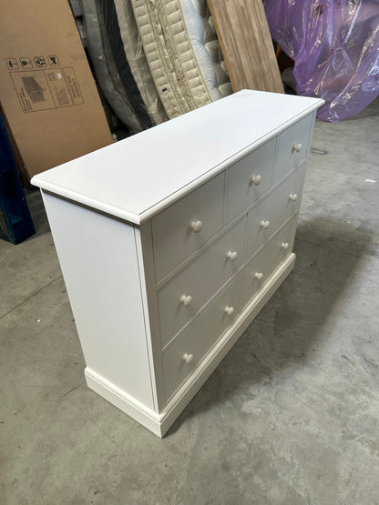Laura Ashley Ashwell 7 Drawer Chest, White