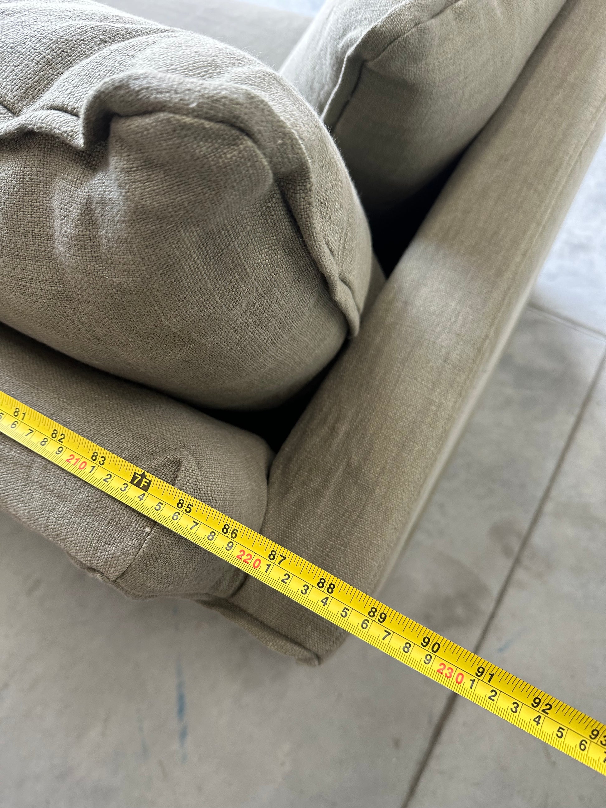 John Lewis x Sophie Conran Cocobella Large Sofa, Light Leg, Boho Parchment