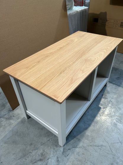 John Lewis ANYDAY Wilton Hallway Bench, Linen