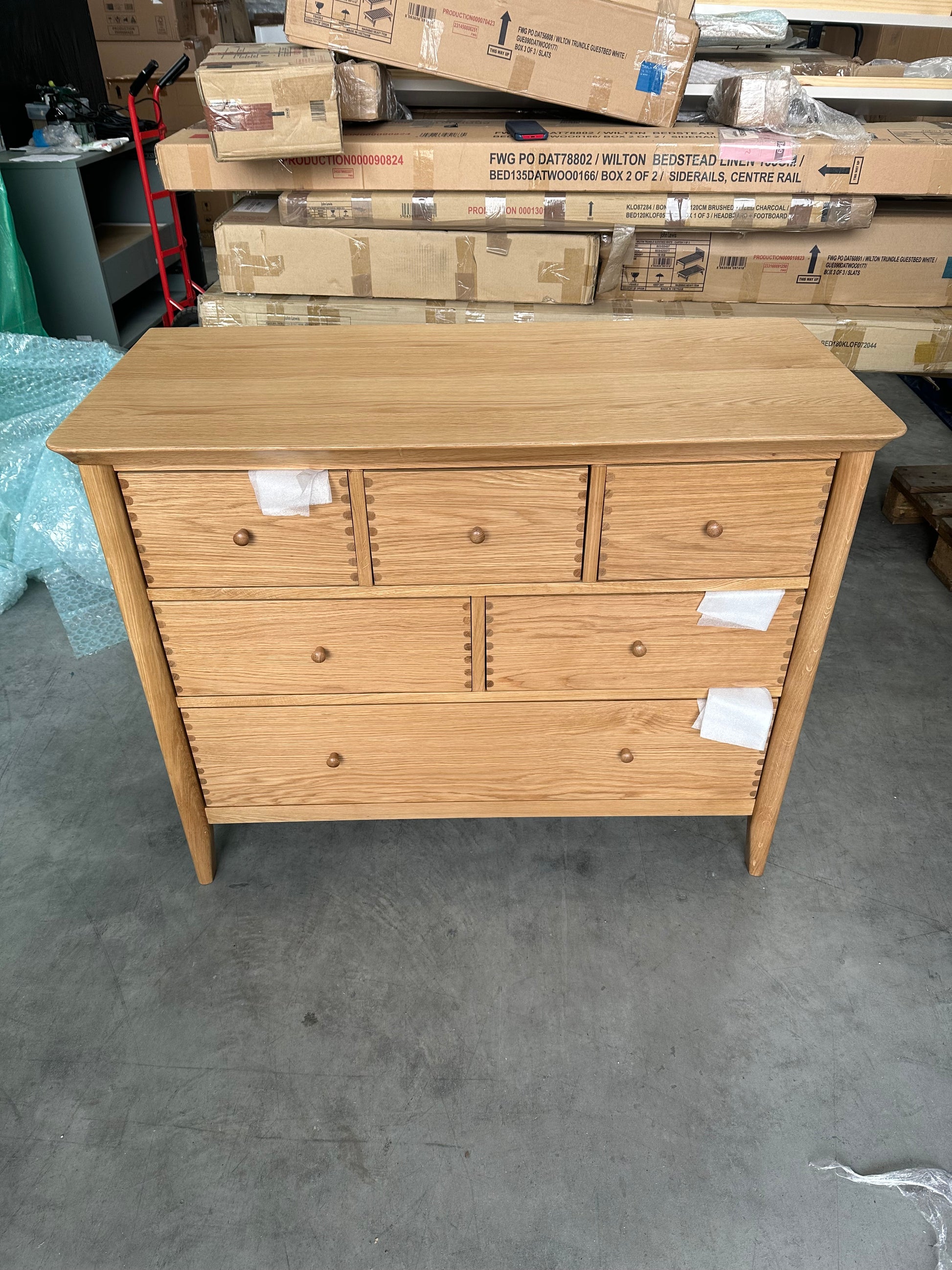 John Lewis Essence 6 Drawer Chest, Oak