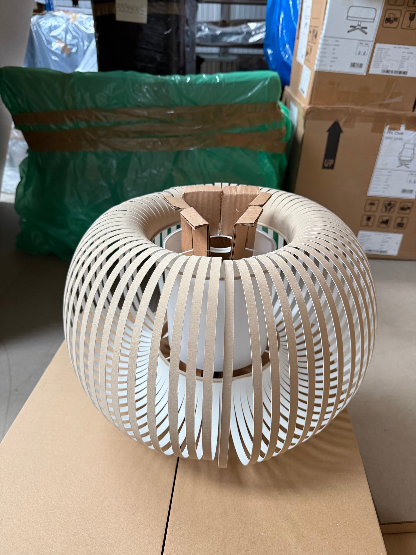 John Lewis Harmony Small Ribbon Ceiling Light, Natural
