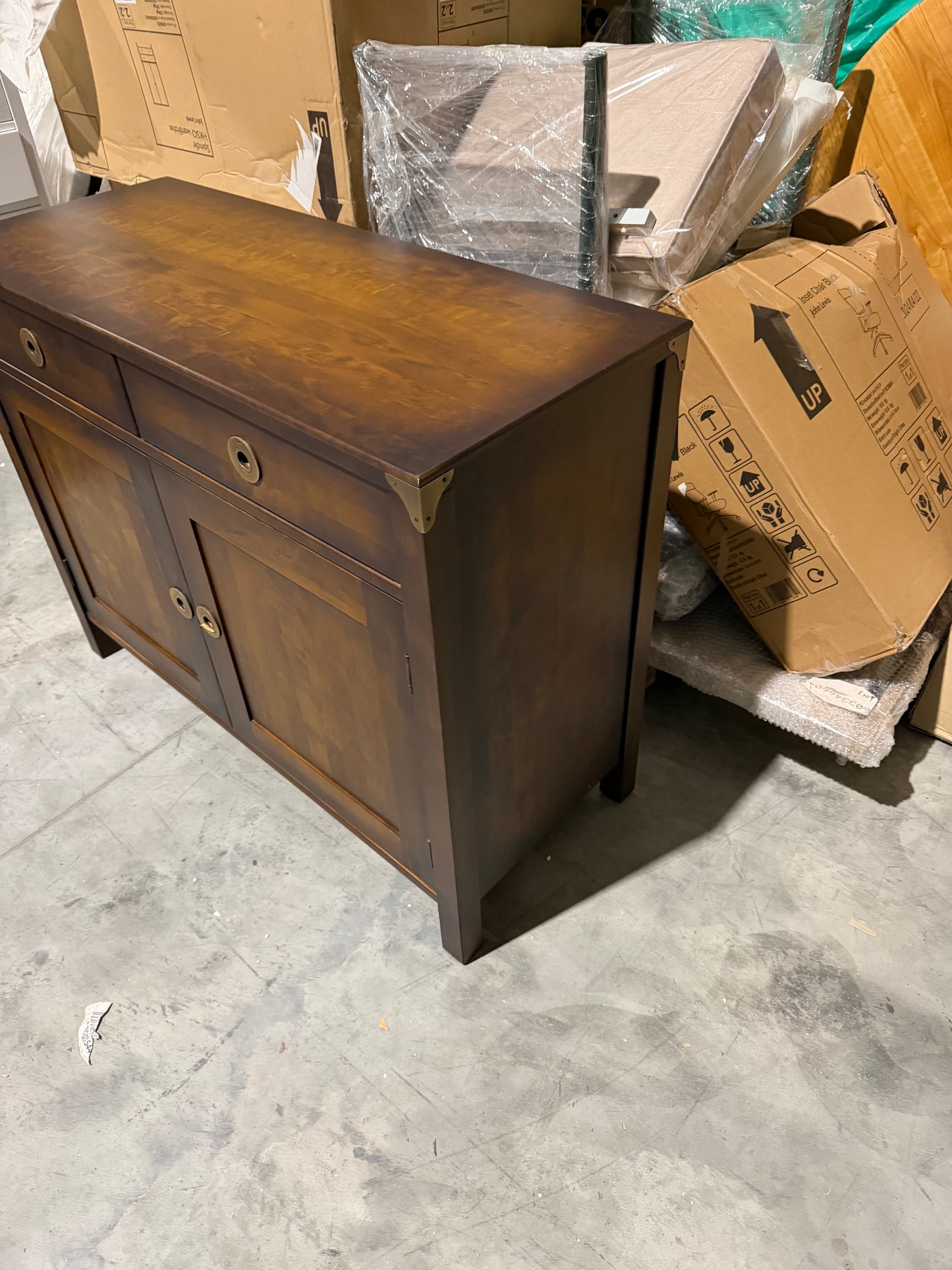 Laura Ashley Balmoral Small Sideboard, Dark Chestnut