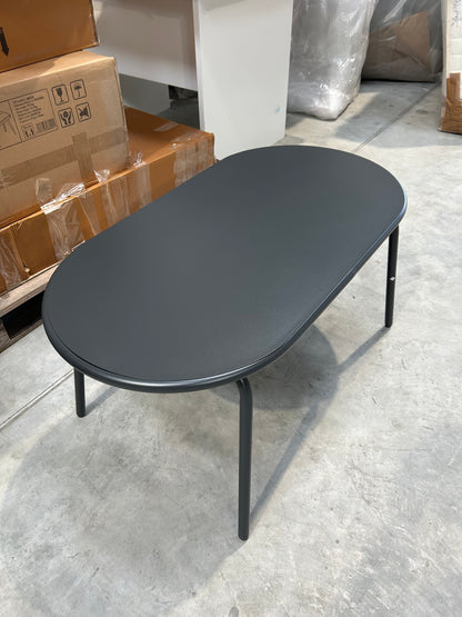 John Lewis ANYDAY Oval Metal Garden Coffee Table, 90cm