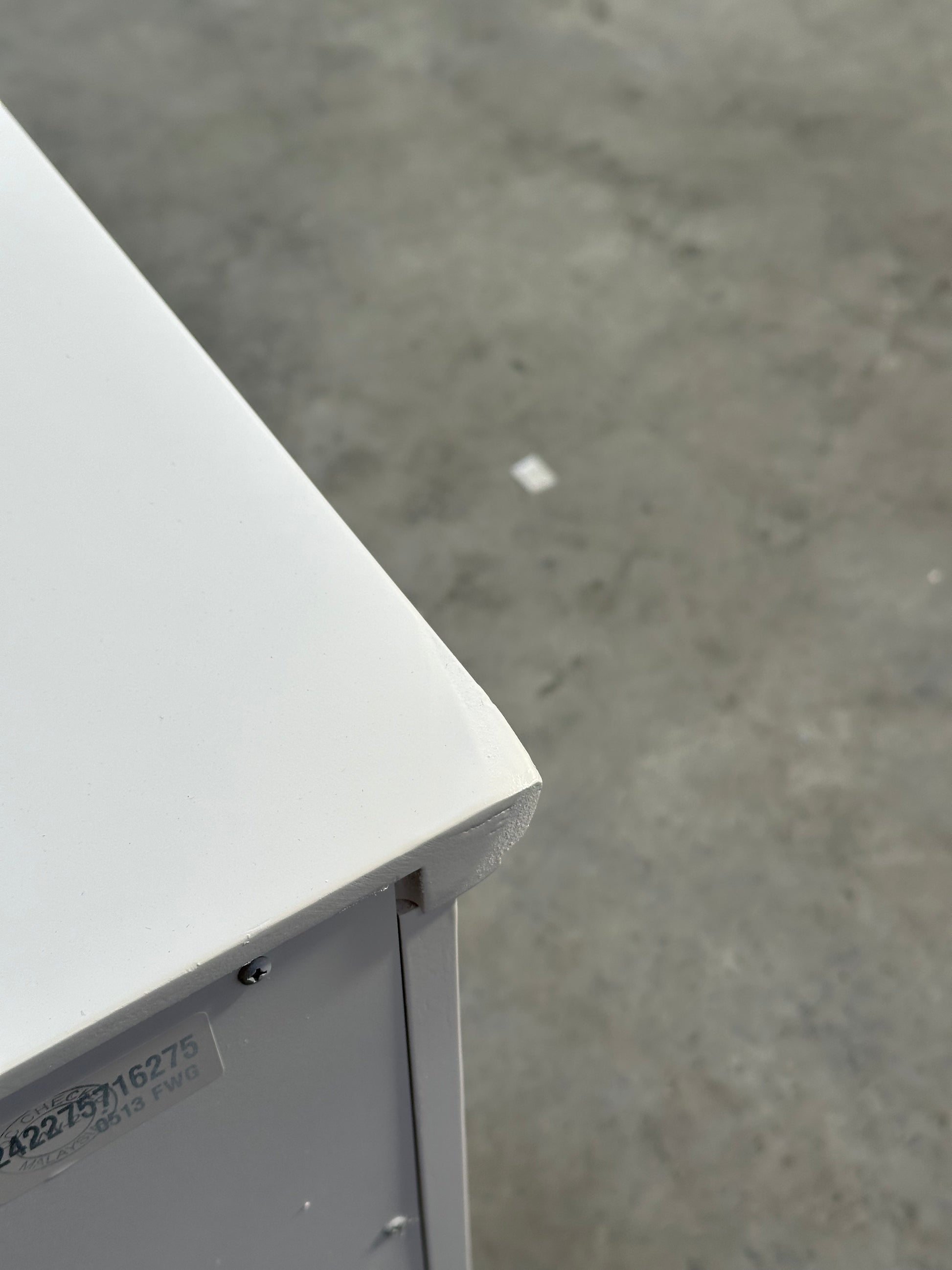 John Lewis Wilton 2 Drawer Bedside Cabinet White Storage