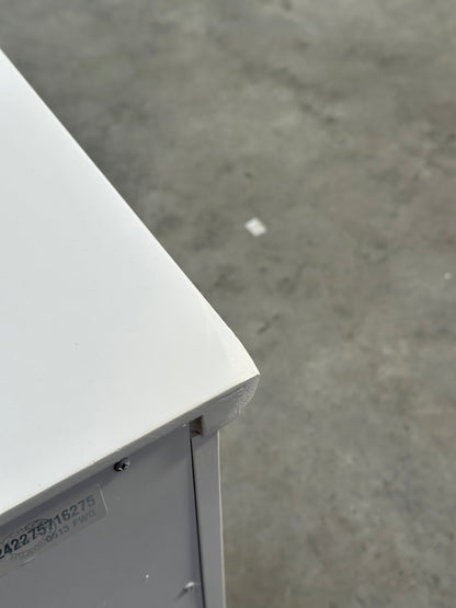 John Lewis Wilton 2 Drawer Bedside Cabinet White Storage