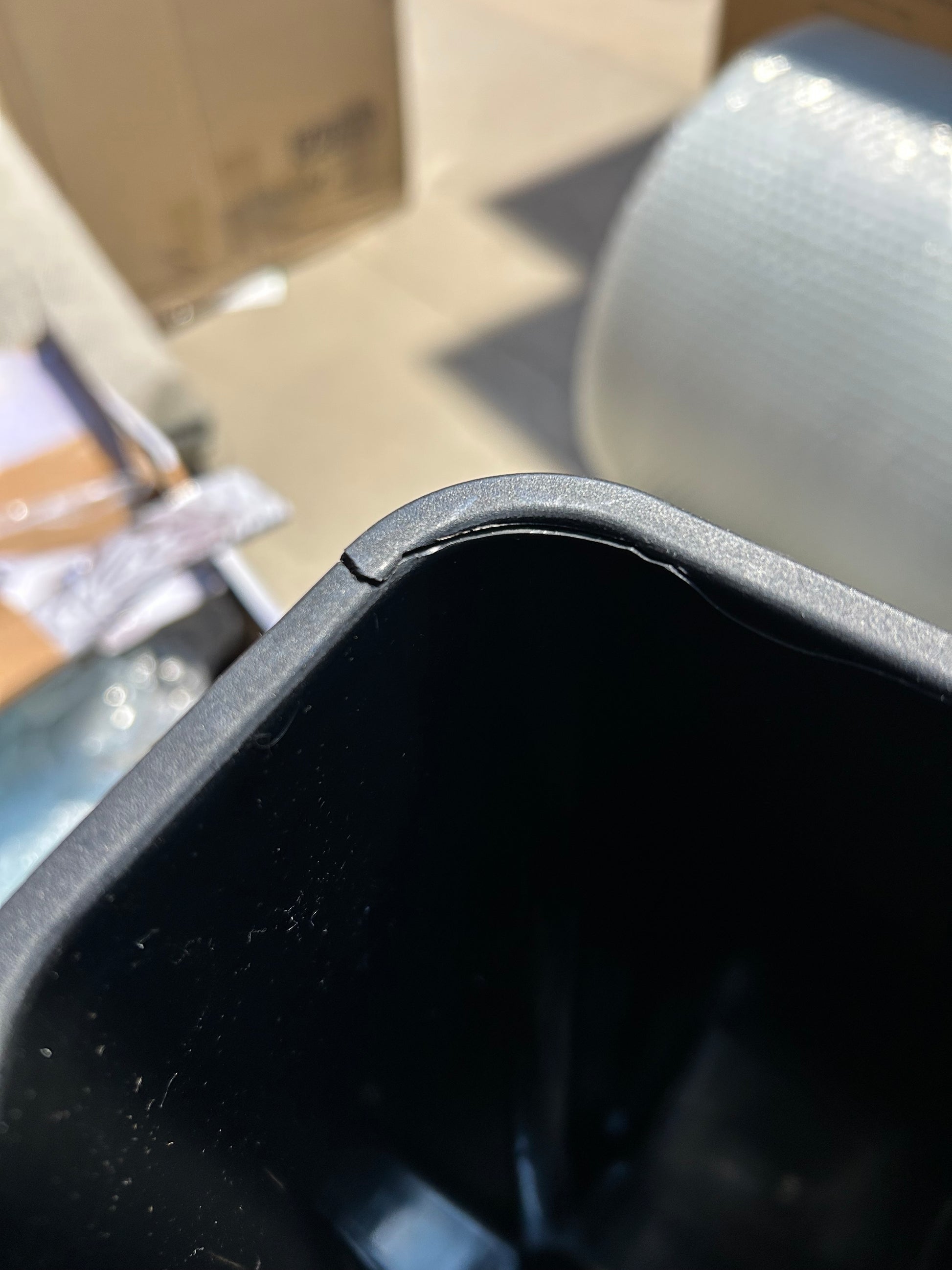 John Lewis 2 Section Touch Recycling Bin, with Handles, Stainless Steel, 30+30L