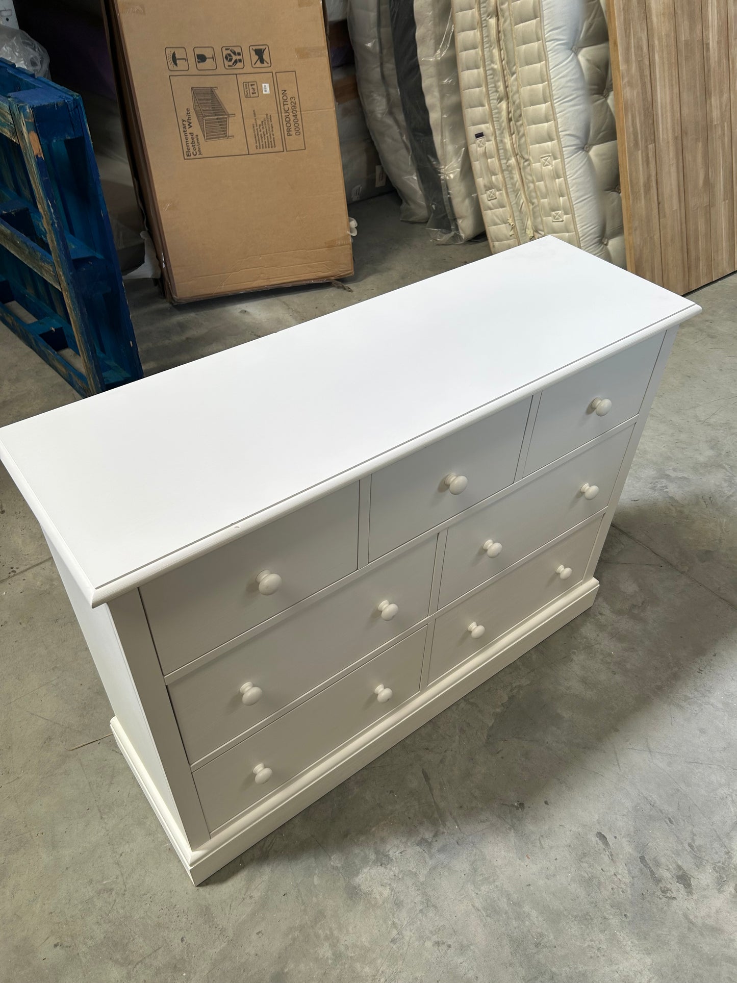 Laura Ashley Ashwell 7 Drawer Chest, White