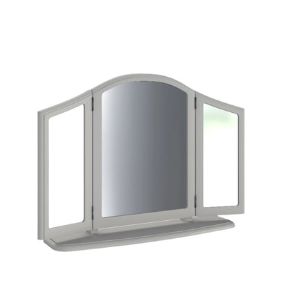 Laura Ashley Clifton Dressing Table Mirror, Dove Grey