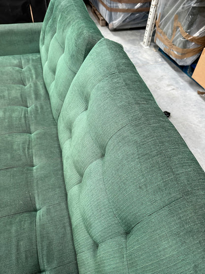 John Lewis Draper II Large 3 Seater Sofa, Dark Leg, Alpine Green