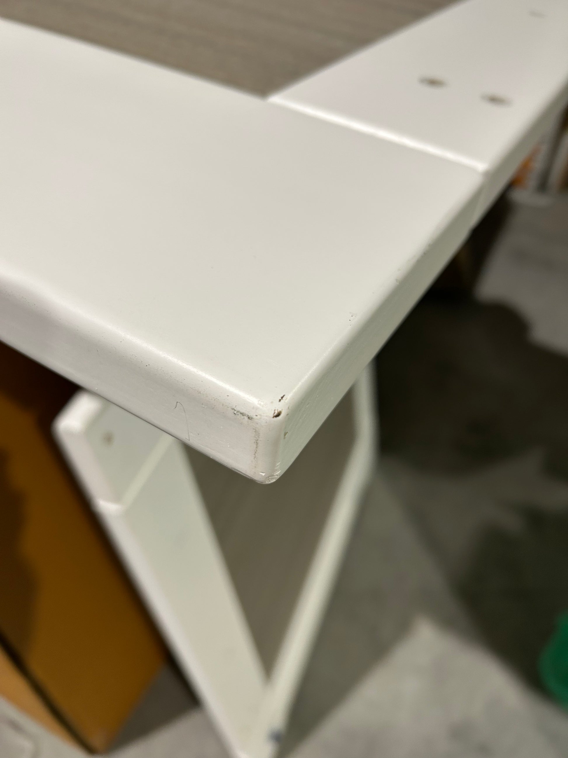 John Lewis & Partners Dual Tone Cot Bed Grey White