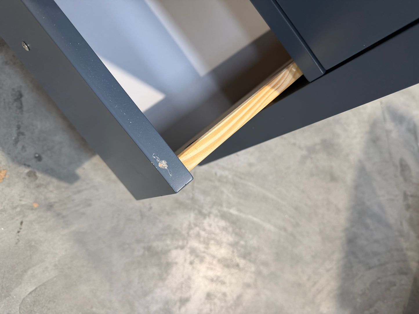 John Lewis Wilton 3 Drawer Chest, Denim Blue