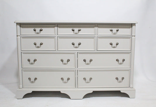 Laura Ashley Clifton 6+4 Drawer Chest of Drawers Grey