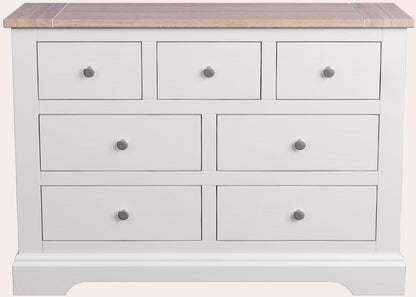 Laura Ashley Dorset White 3+4 Drawer Chest