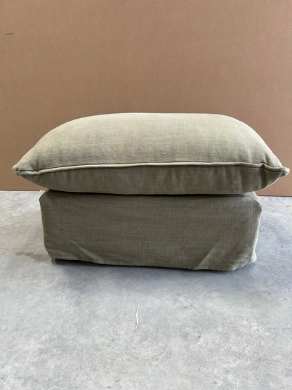 John Lewis x Sophie Conran Cocobella Footstool, Light Leg, Boho Parchment