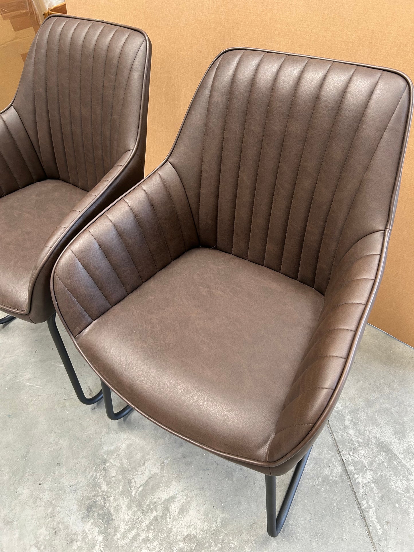 John Lewis Brooks II Side Dining Chairs, Set of 2, Mocha