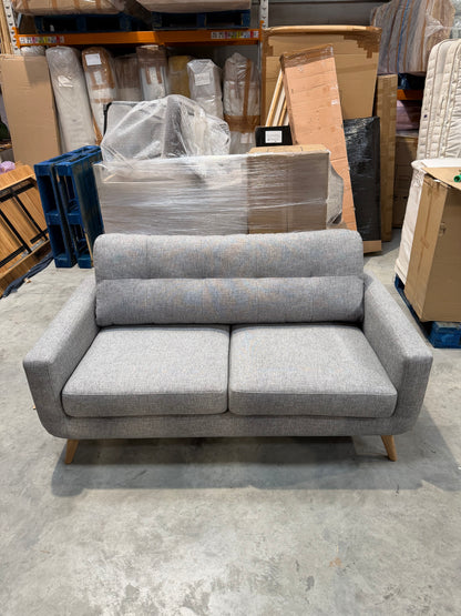 John Lewis Barbican Medium 2 Seater Sofa Aquaclean Connie Grey