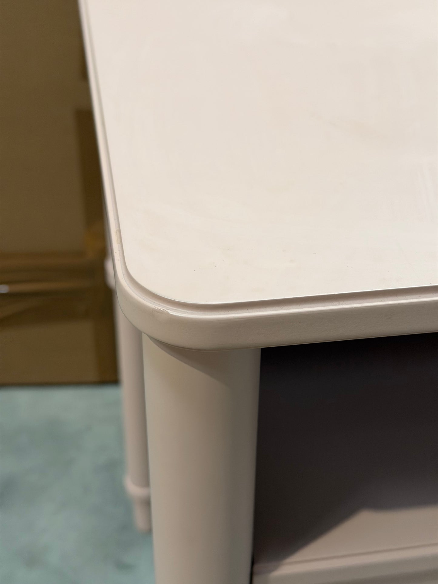 John Lewis Hem Bedside Table Blush Pink