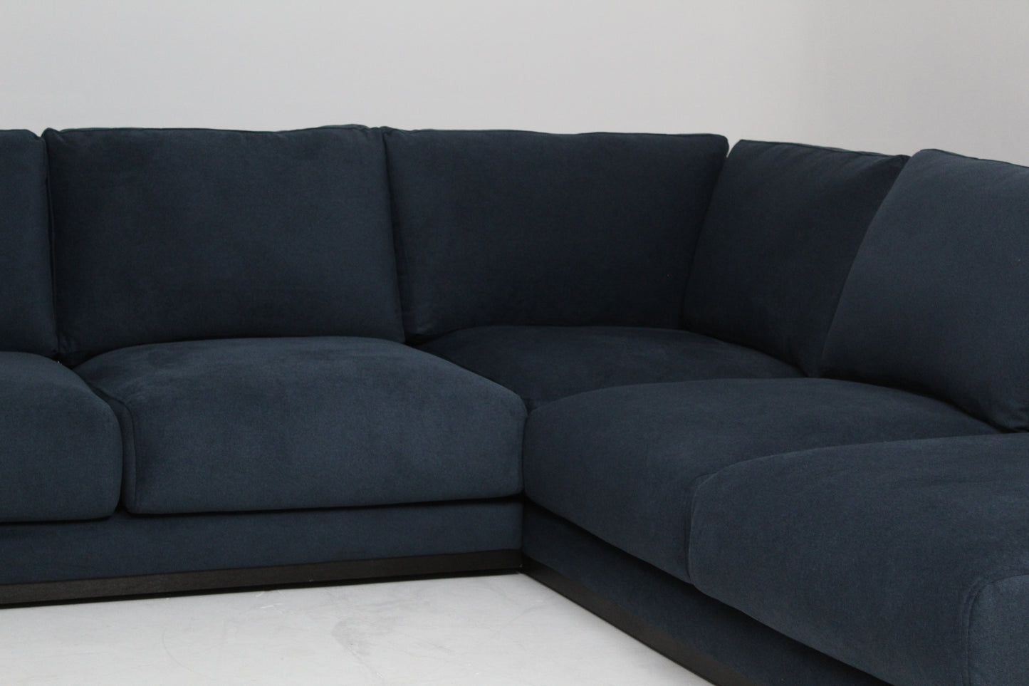 Swoon Denver Grand 4 Seater RHF Corner End Sofa, Indigo Wool