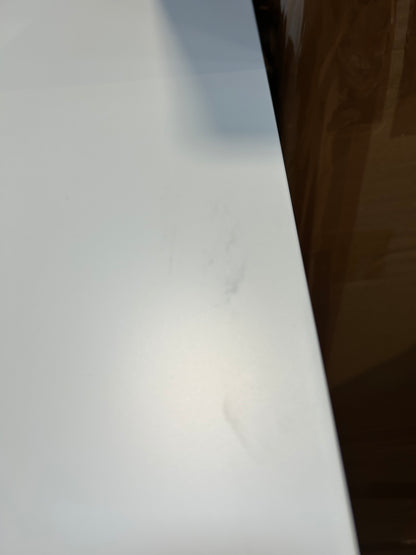 John Lewis Spindle Desk, White