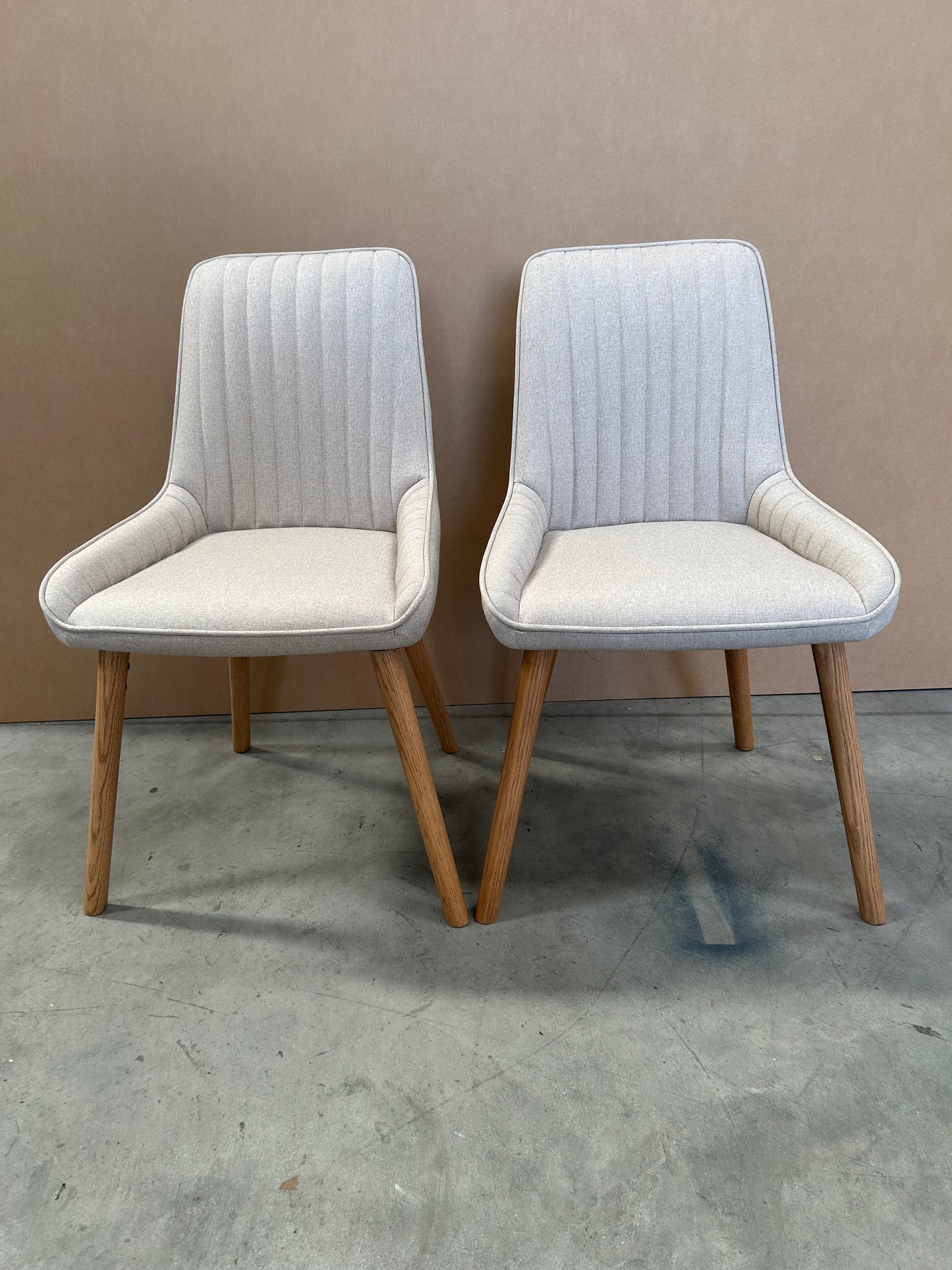 John Lewis Toronto Side Dining Chairs, Set of 2, Natural