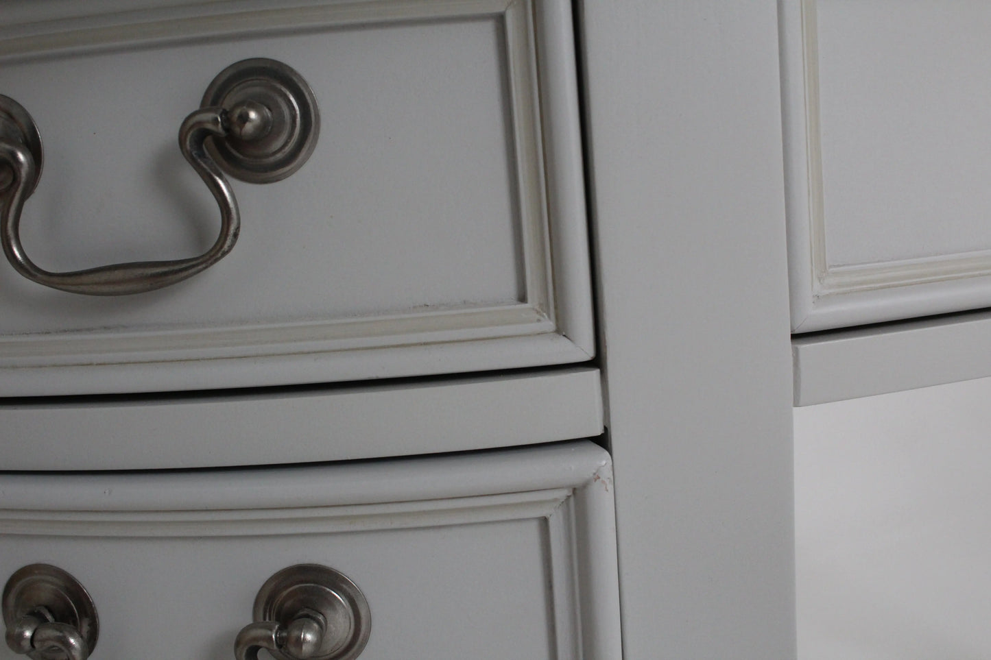 Laura Ashley Clifton Dressing Table and Stool Set, Grey 