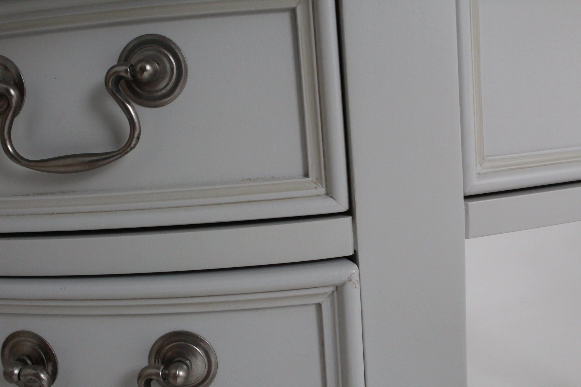 Laura Ashley Clifton Dressing Table and Stool Set, Grey 