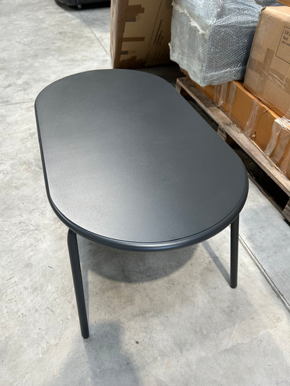 John Lewis ANYDAY Oval Metal Garden Coffee Table, 90cm