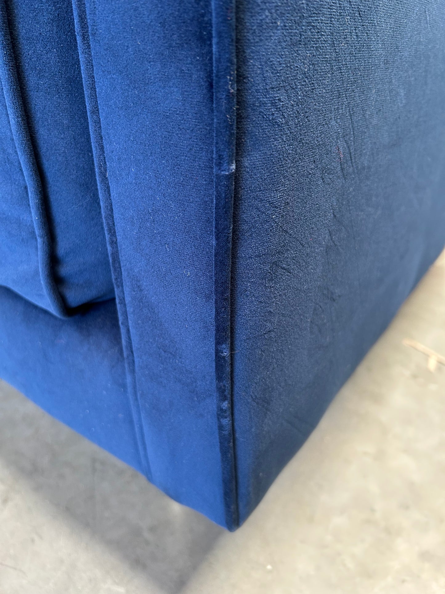 John Lewis Swoon Munich medium 2 Seater Sofa, Dark Leg, Ink Velvet