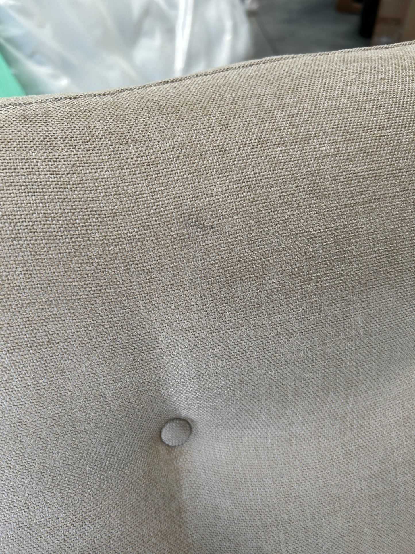 John Lewis Arlo Armchair Easy Clean Chenille Natural