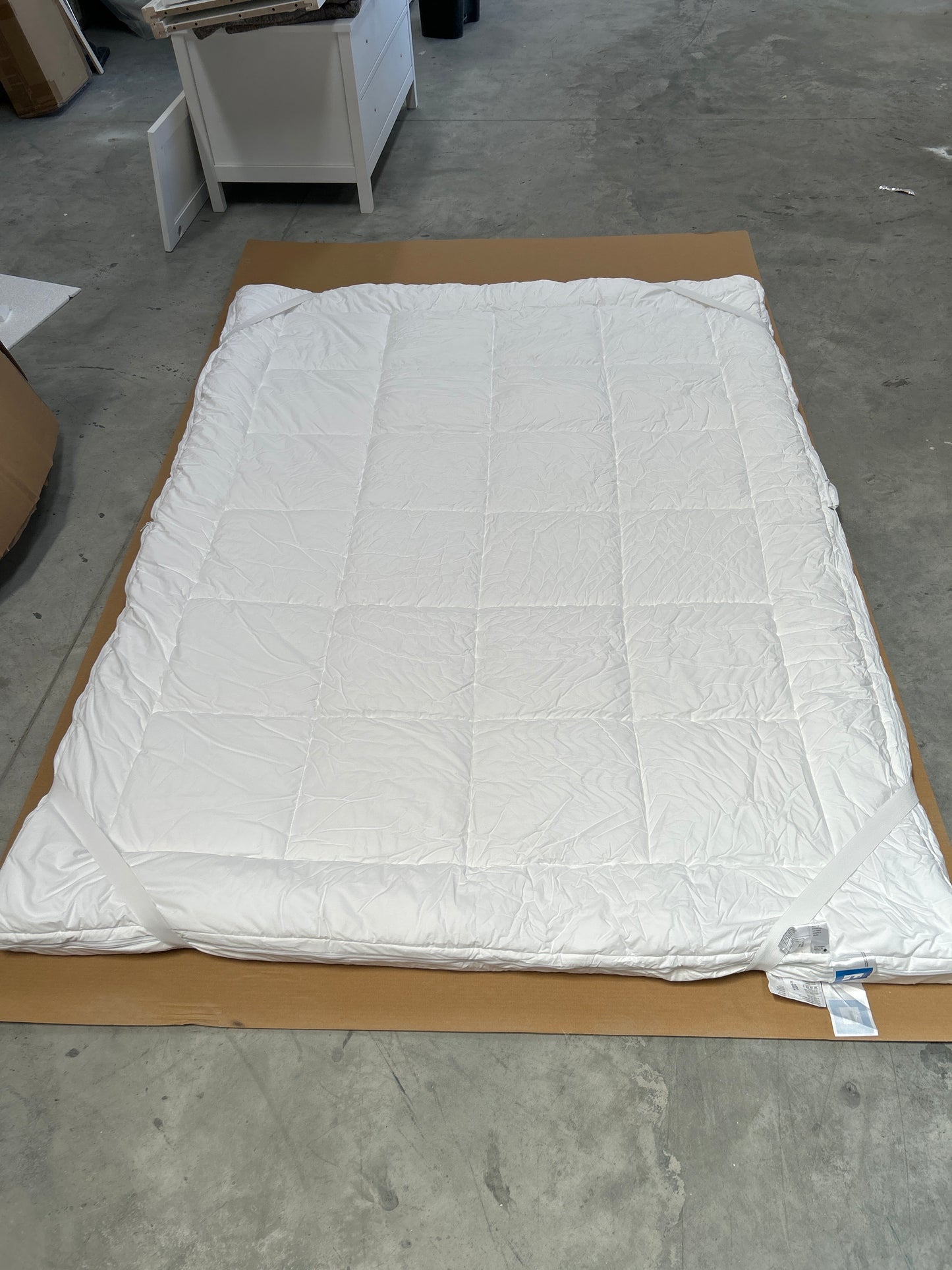 John Lewis Specialist Synthetic Luxury Memory Foam Mattress Topper, White Ivory, King Size - LIST