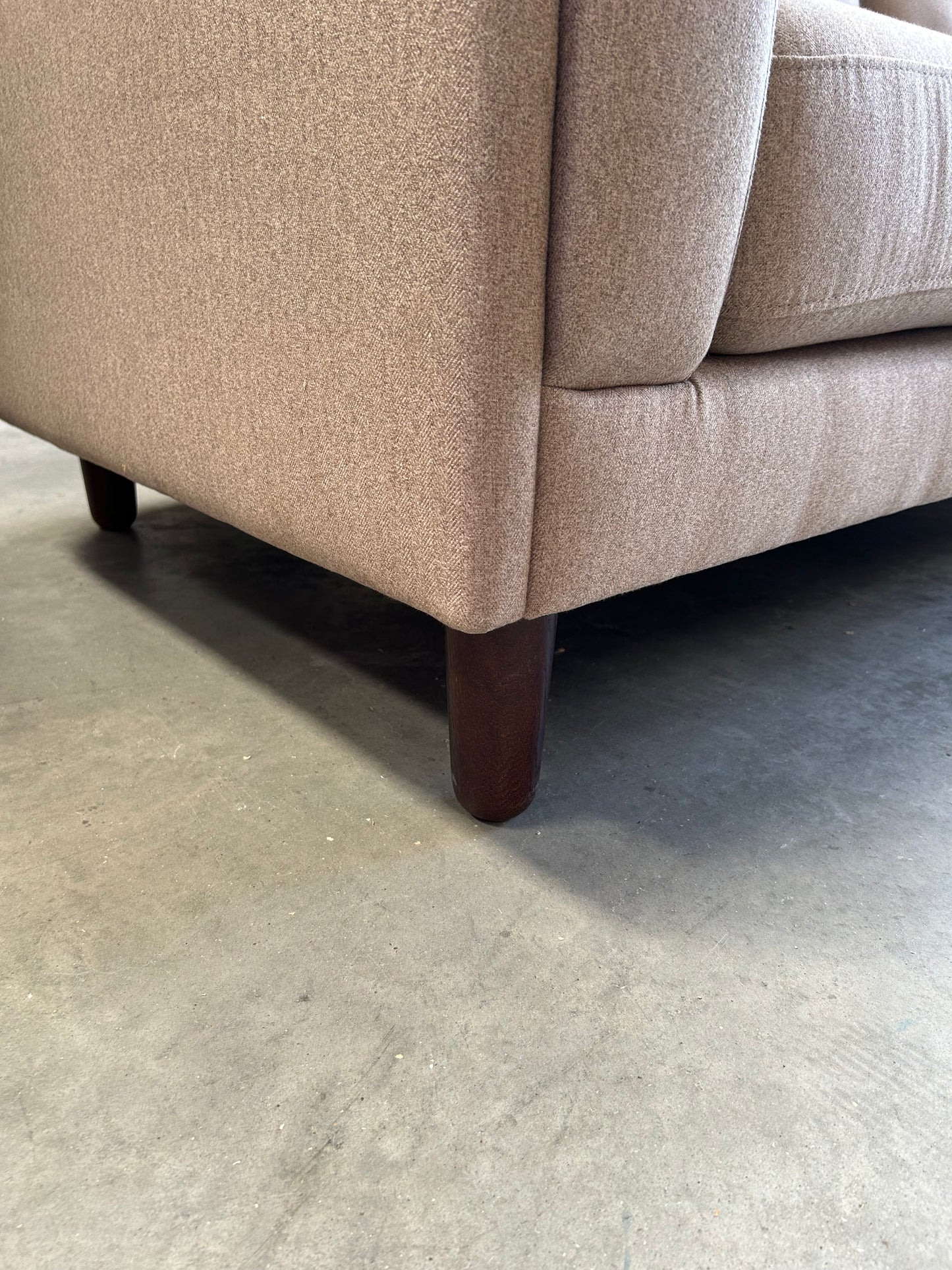 John Lewis Harbour Grand 3 Seater Sofa Brushed Tweed Mole
