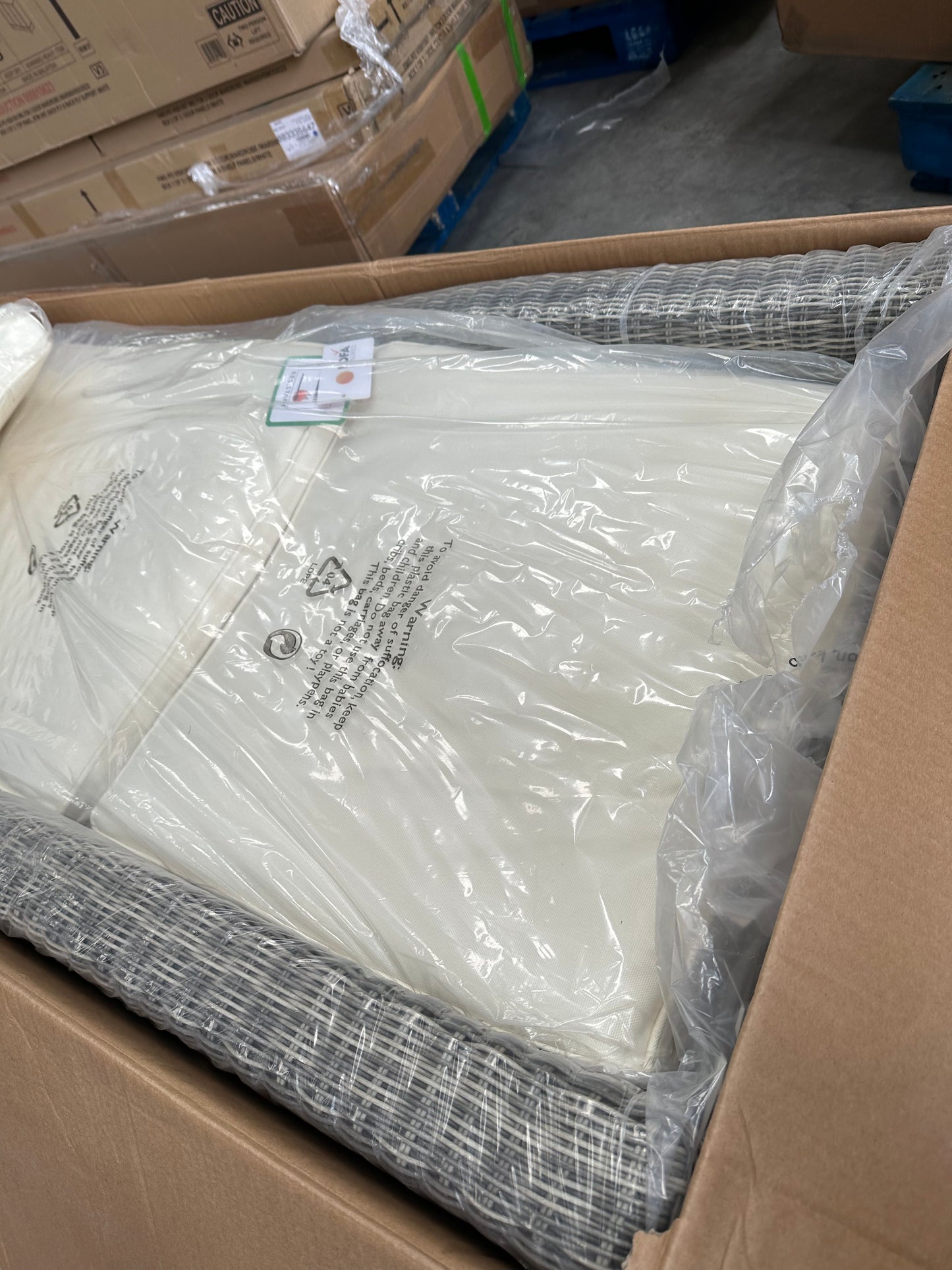 Dante Deluxe Garden Sun Lounger, Natural