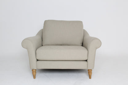 John Lewis Camber Armchair in Chunky Chenille Natural